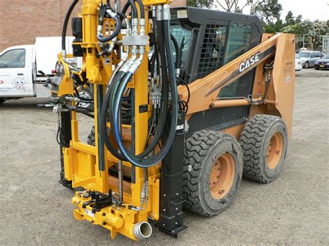 skid steer drill attachment|aftermarket skid steer attachments.